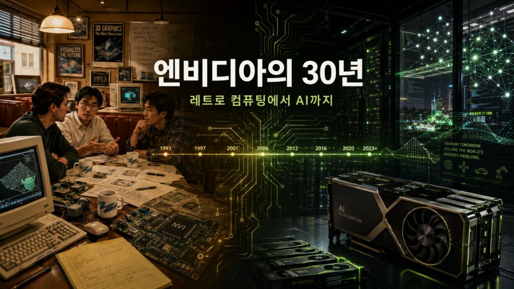 엔비디아 초기 역사 대표 이미지